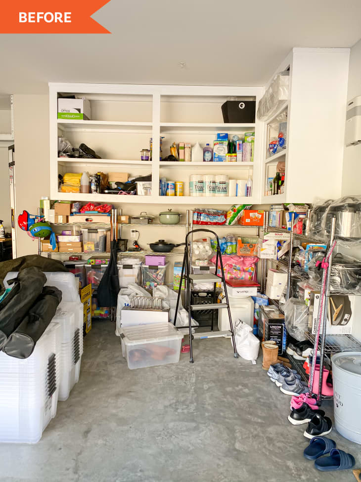 B&A A Pro Organizer Refreshes This Cluttered Garage Cubby